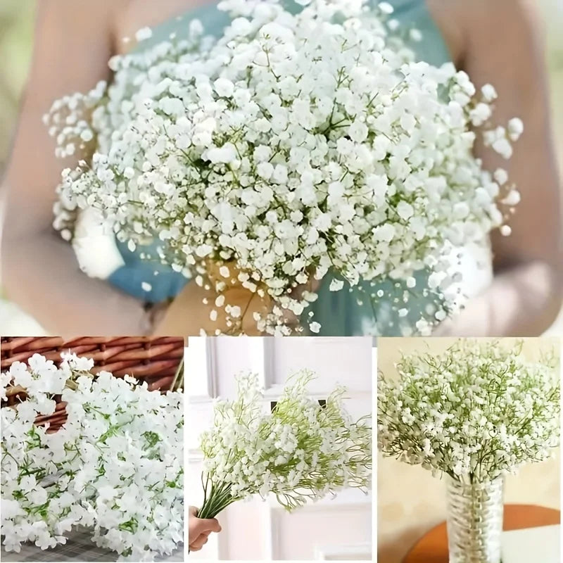 Artificial Babysbreath Flowers – Realistic Floral Decor for Wedding Parties