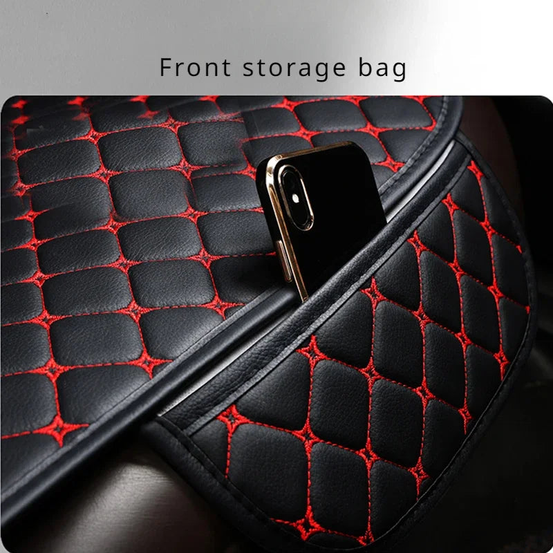 Universal PU Leather Car Seat Cover – Minimalist Soft Cushion for Auto Interior