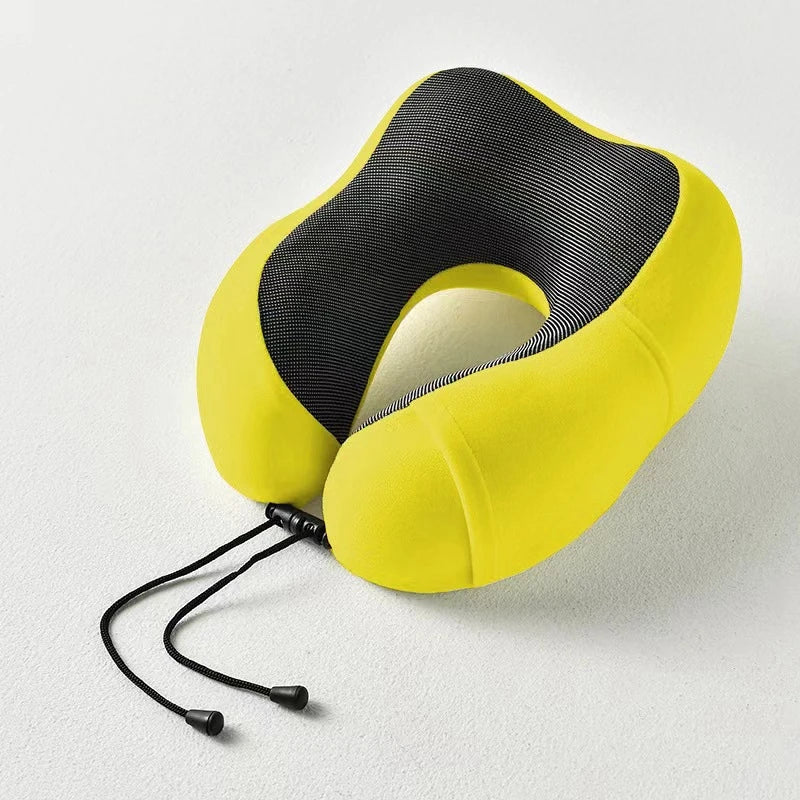 U-Shaped Memory Foam Neck Pillow – Cervical Orthopedic Support for Travel
