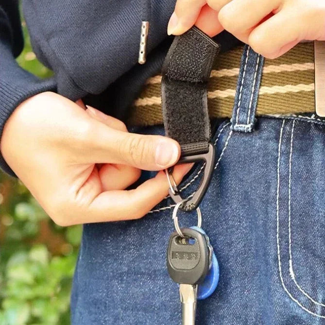 Nylon Tactical Glove Hook – Durable Carabiner Clip for Outdoor Camping
