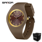 Silicone Quartz Wristwatch – Lightweight Sport Clock for Students