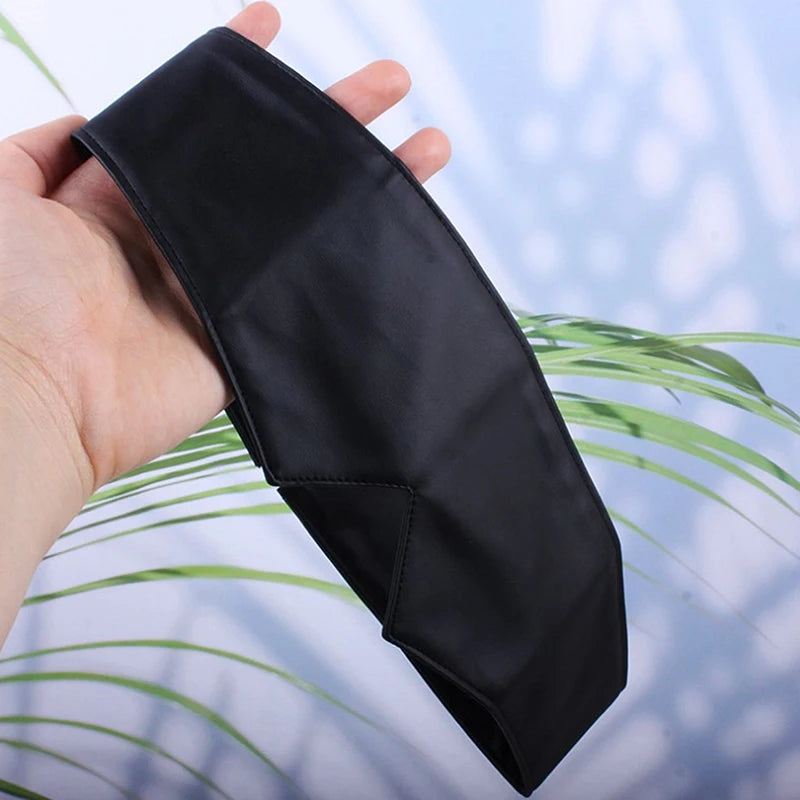 Black Fabric Eye Mask – Adjustable Blindfold for Anime Cosplay Costume