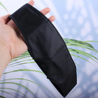 Black Fabric Eye Mask – Adjustable Blindfold for Anime Cosplay Costume