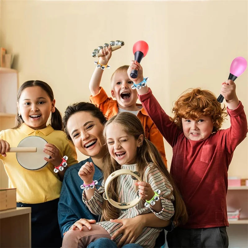 Small Plastic Maraca Sand Hammer – Musical Percussion Toy for Kids Party