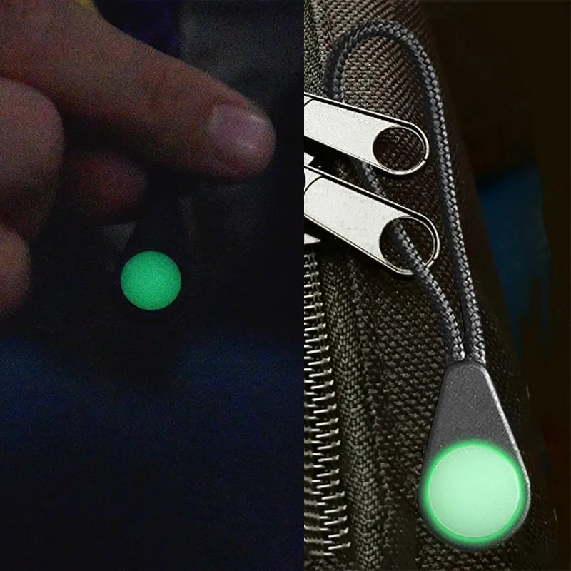 Luminous Zipper Pulls – Glow in the Dark Accessories for Outdoor Camping Gear