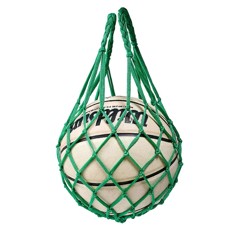 Thickened Nylon Mesh Ball Bag – Durable Storage Tote for Outdoor Sports