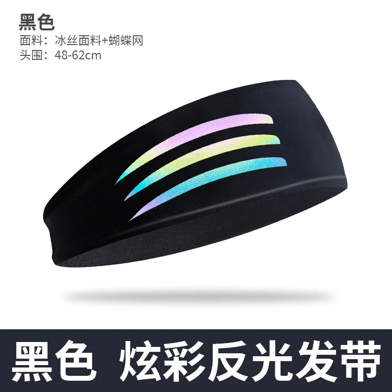 Stretchy Sports Sweatband – Moisture Wicking Headband for Gym and Fitness