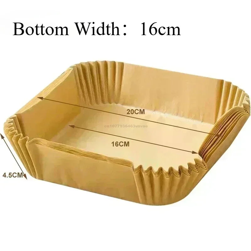 Disposable Air Fryer Liners – Non-Stick Parchment Paper for Baking and Roasting