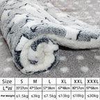Flannel Pet Bed – Thickened Sleeping Mat for Small and Large Dogs and Cats