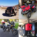 5L Plastic Fuel Canister – Lockable Backup Tank for Motorcycle SUV Storage