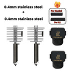 Hardened Steel Hotend Kit – High Speed 3D Printer Nozzle for Bambu Lab A1