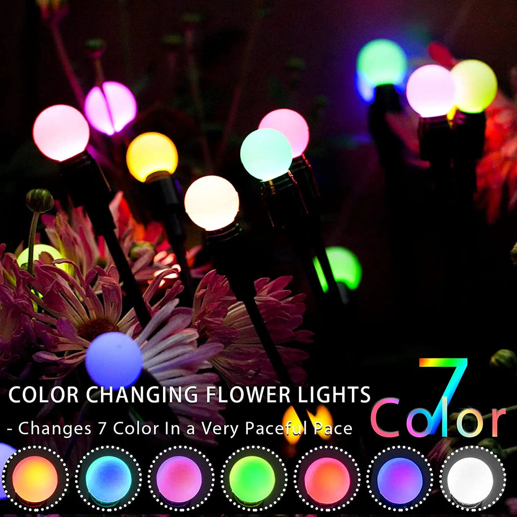 Starburst Solar Firefly Lights – Waterproof LED Lamps for Garden Path Decor