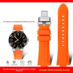 Rubber Watch Strap – Silicone Diving Band for Oris Aquis Series