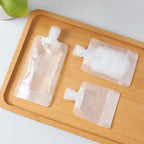Refillable Travel Squeeze Pouches – Leakproof Toiletry Bags for Liquid Storage