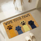 Absorbent Cat Paw Doormat – Decorative Non-Slip Floor Rug for Home Entrance