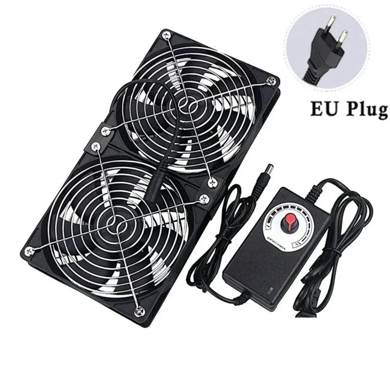 120mm High Speed Cooling Fan – 3000RPM Chassis Radiator for Server Workstations