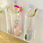 Mesh Storage Bag – Wall Hanging Organizer for Pet Cat Toys and Accessories