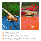 Folding Gas Camping Stove – 5800W Portable Burner for Outdoor Hiking BBQ