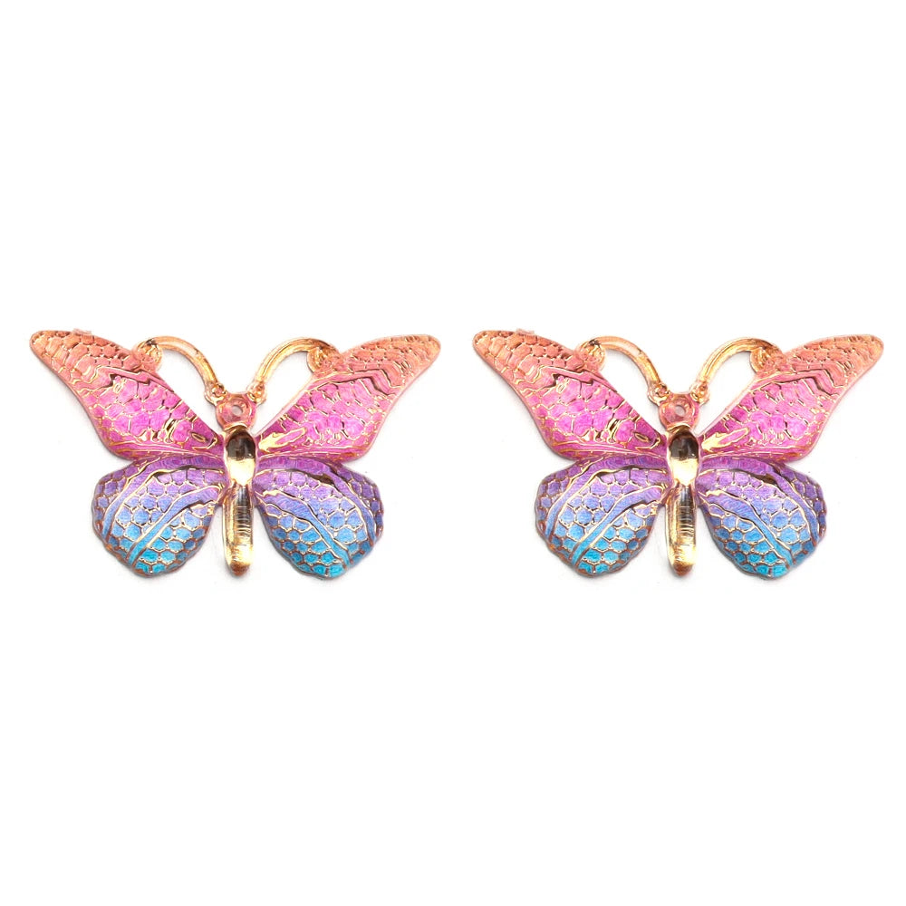 Acrylic Butterfly Beads – 25x38mm Gradient Charms for DIY Jewelry Making