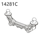 RC Car Spare Parts – Differential Shock and Tire Set for 1/14 Scale Models