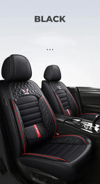 Full-Wrap Leather Car Seat Covers – Durable Universal Fit for All-Season Driving