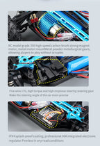 4WD Off-Road RC Monster Truck – 50km/h Remote Control for Adults and Kids