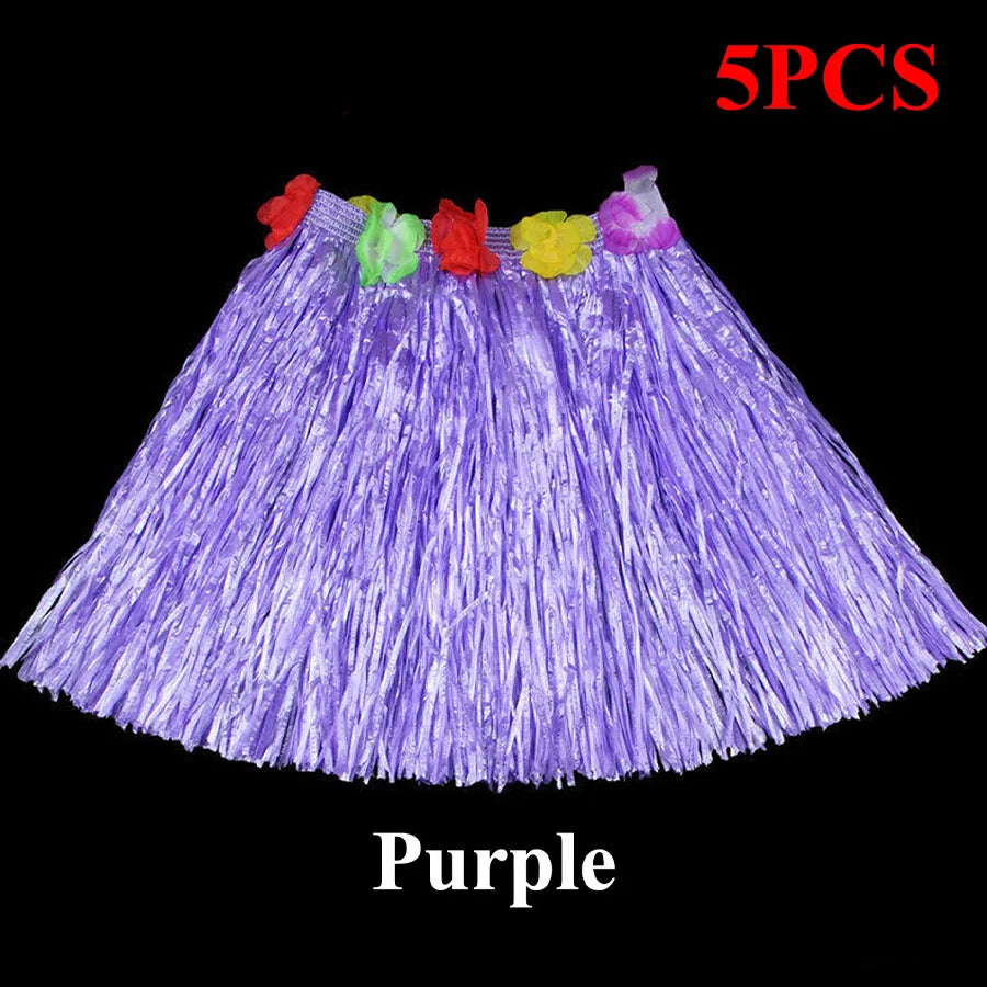 Hawaiian Hula Grass Skirt – Tropical Costume for Beach Parties and Luaus