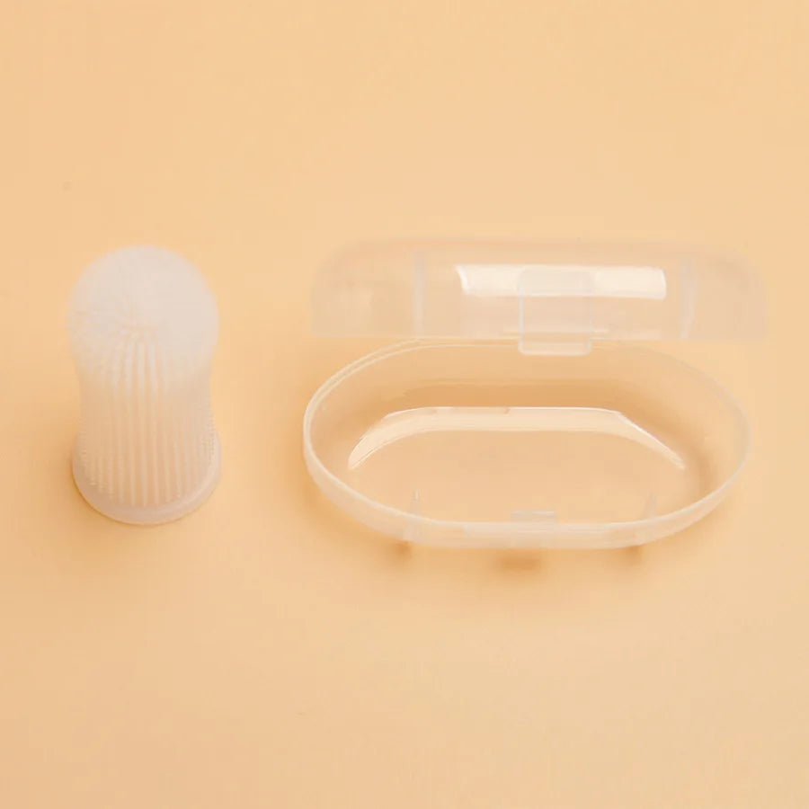 Silicone Finger Toothbrush – Pet Oral Cleaning Tool for Cats and Dogs