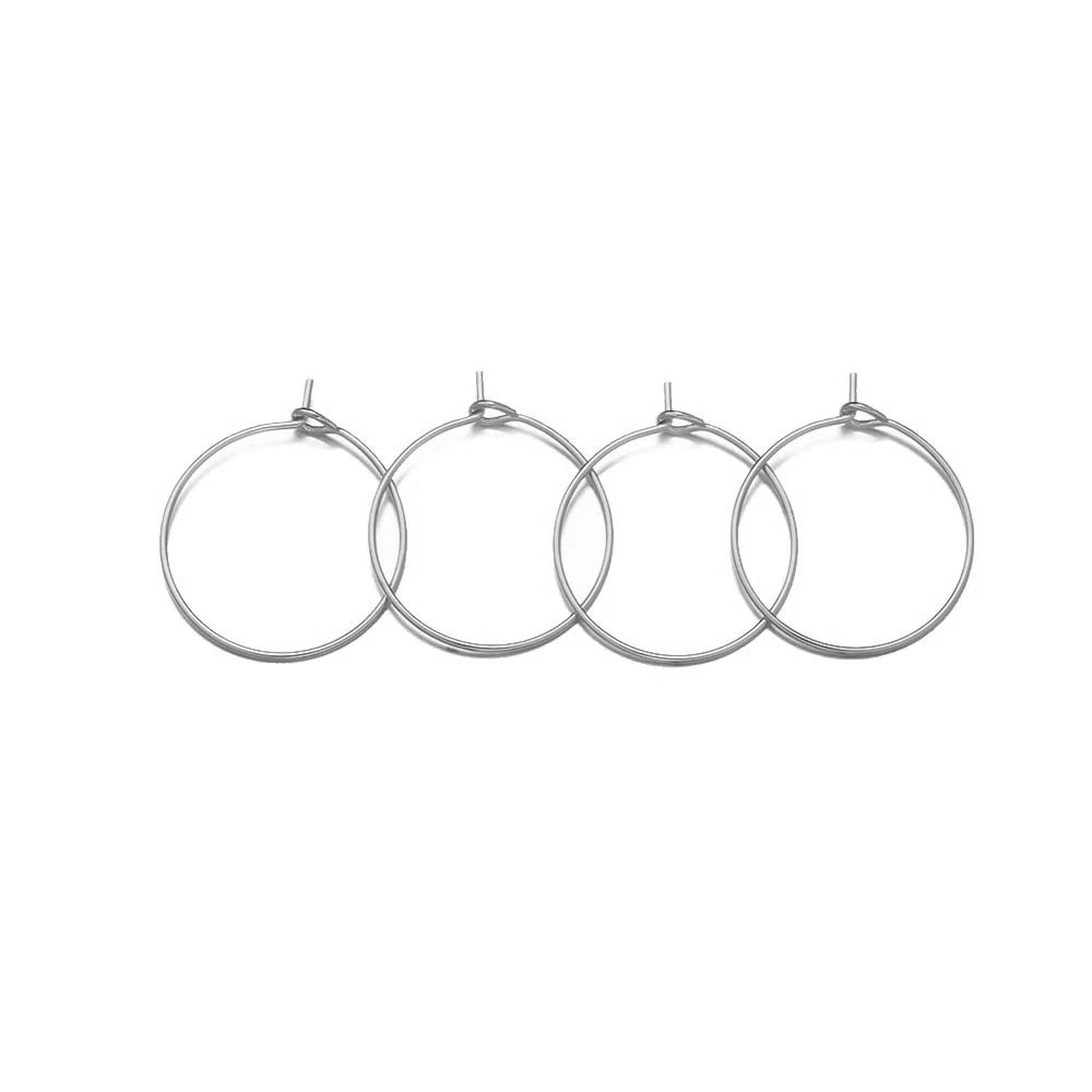 Surgical Stainless Steel Hoop Findings – Hypoallergenic DIY Jewelry Making