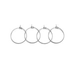Surgical Stainless Steel Hoop Findings – Hypoallergenic DIY Jewelry Making