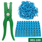 Livestock Ear Tag Applicator – Identification Kit for Sheep Goat and Pig