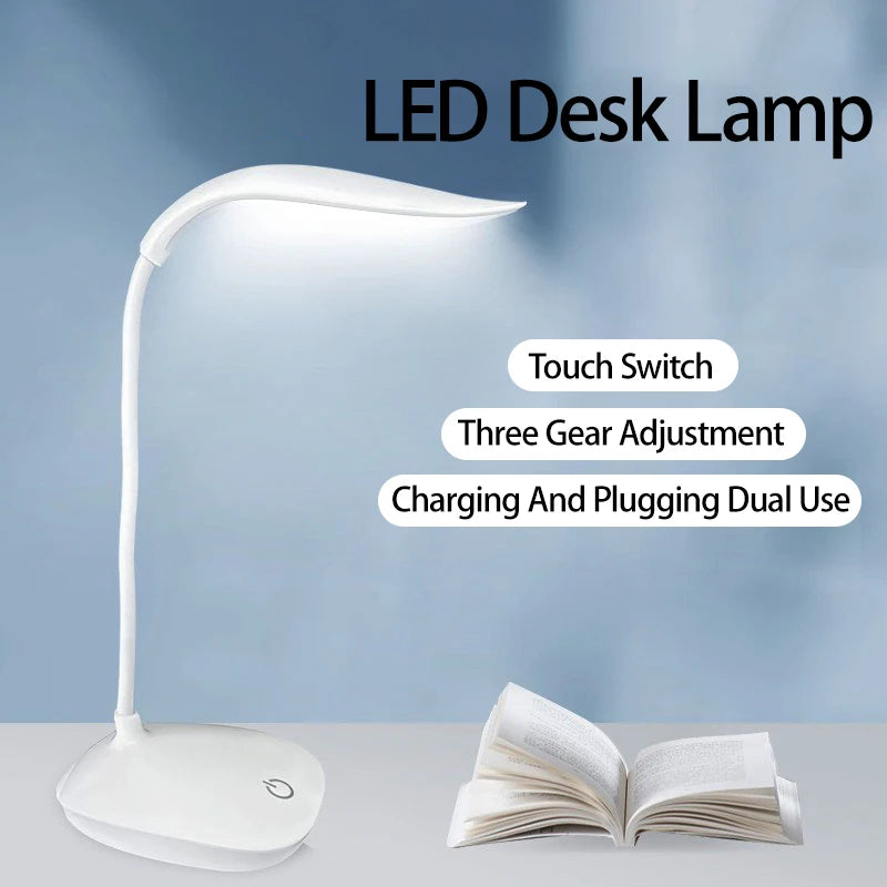LED Desk Lamp – Portable Eye Protection Light for Office and Study