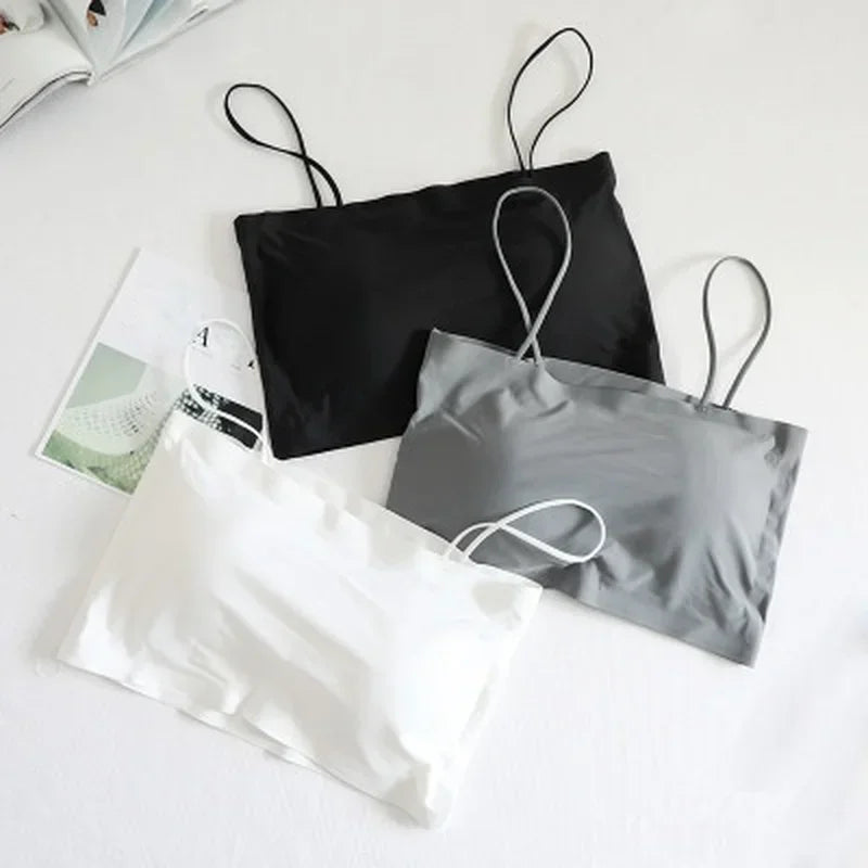Strapless Tube Top Bra – Seamless Beauty Back Camisole for Daily Comfort