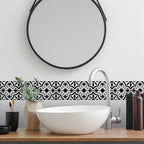 Self-Adhesive Waist Line Stickers – Waterproof Border Mural for Kitchen Decor