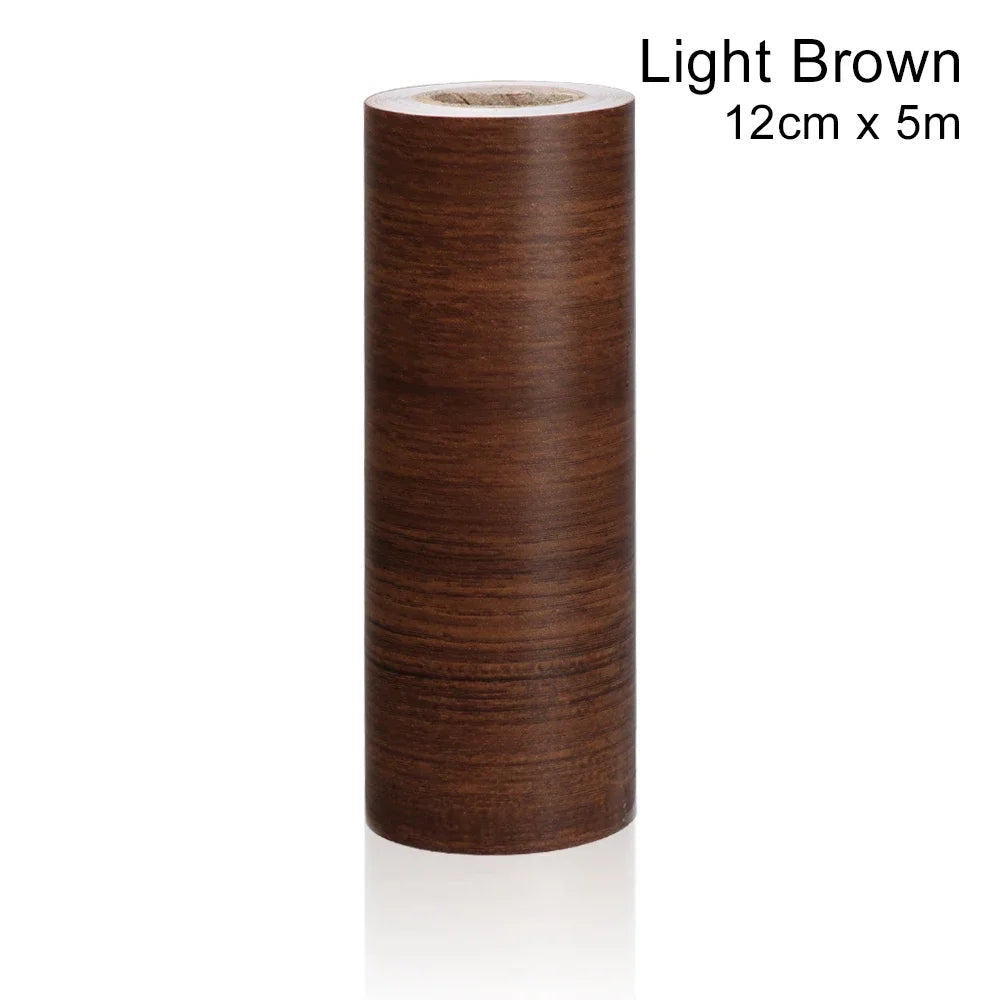 Self-Adhesive Wood Border Decal – Waterproof PVC Skirting for Home Decor