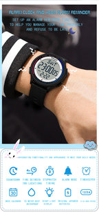 Digital Sports Watch – Waterproof Large Display for Outdoor Athletics