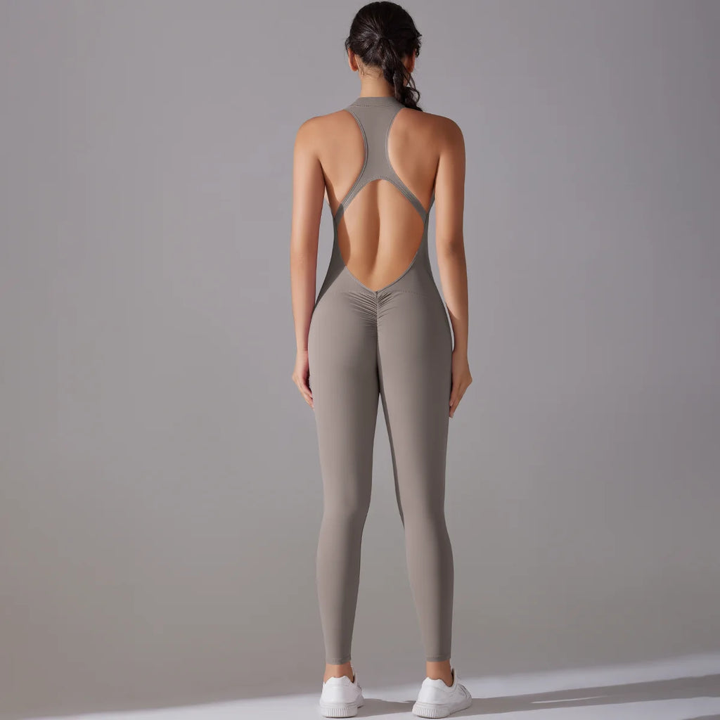 Tummy Control Bodysuit – Push-Up Sculpting Shapewear for Gym Fitness
