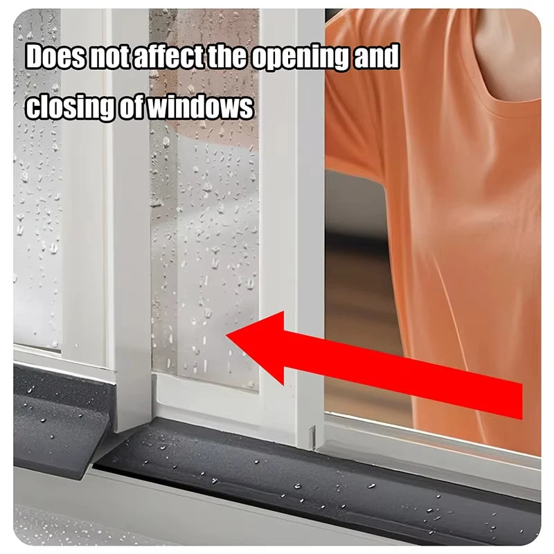 Aluminum Window Water Deflector – Weatherproof Flashing Strip for Home