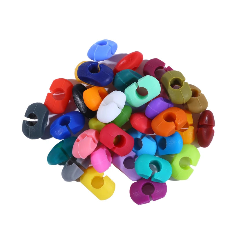 Silicone Wine Glass Marker Charms – Drink Labels for Party Bar Accessories