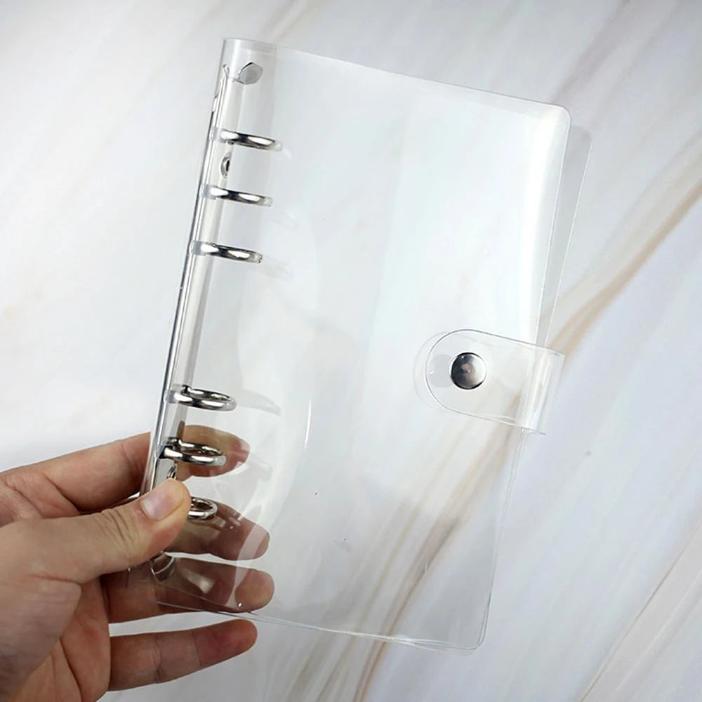 Transparent Loose Leaf Ring Binder – A4-A7 Planner for School and Office