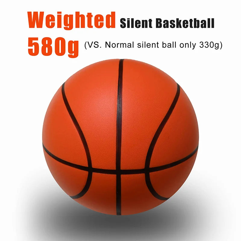 Silent Foam Basketball – Indoor Dribbling Training Ball for Kids and Adults