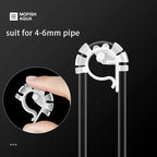 Aquarium Hose Holder – U-Shaped Pipe Clip for 4-6mm Fish Tank Tubing