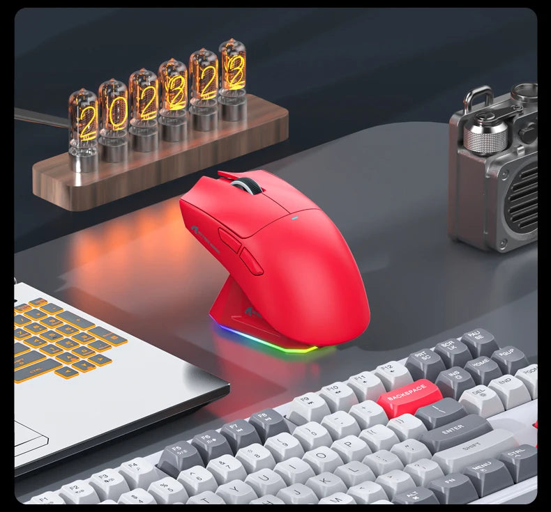 Wireless Gaming Mouse – PAW3311 RGB Optical Sensor for PC Esports
