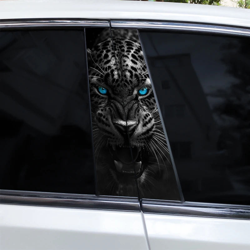 Lion Vinyl Car Decals – Waterproof B-Pillar Styling for Automotive Tuning