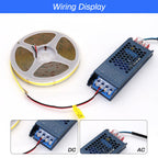 Ultra-Thin LED Power Supply Transformer – DC Voltage Converter for LED Strips