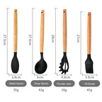 Silicone Kitchen Utensil Set – Non-Stick Cooking Tools for Home Chefs