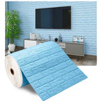 Self-Adhesive 3D Foam Brick Wallpaper – Waterproof Wall Decor for Home Living