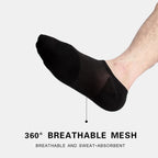 Bamboo Fiber Mesh Socks – Absorbent Invisible Ankle Liners for Summer