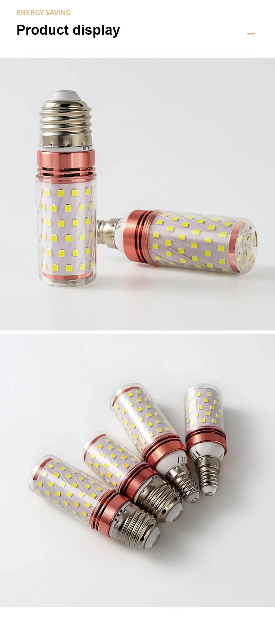 LED Corn Light Bulbs – Energy Efficient E27 E14 Lamps for Home Lighting