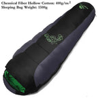 Thermal Cotton Sleeping Bag – Four-Hole Thickened Design for Winter Camping